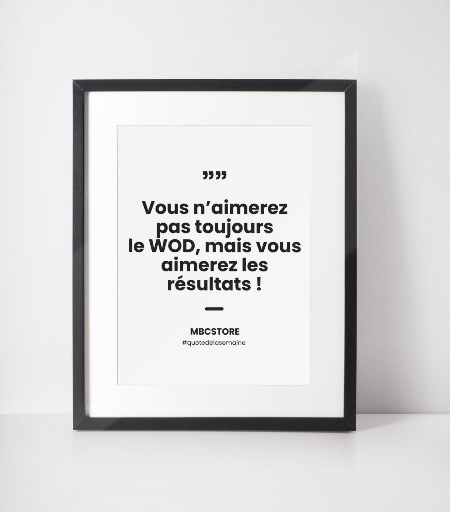 Affiche WOD - Image 1