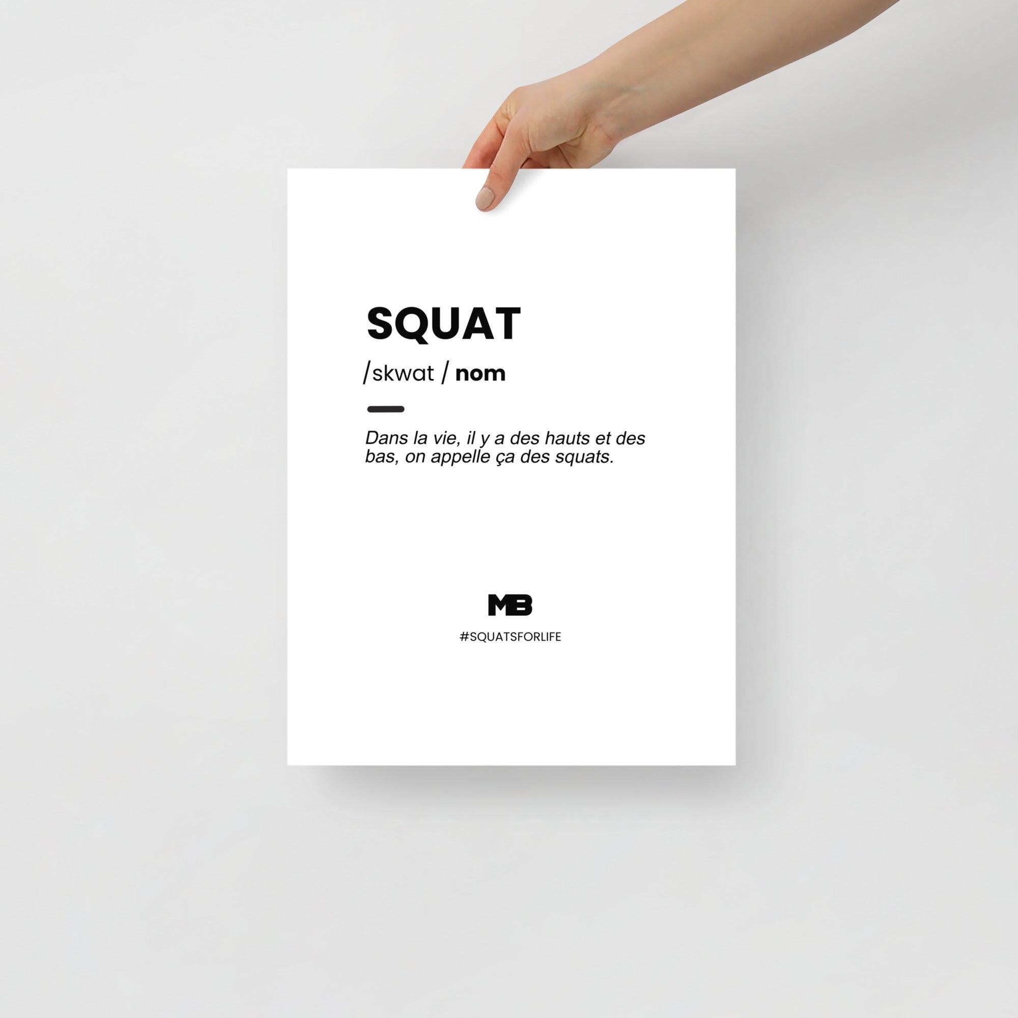 Affiche Squat - Image 1