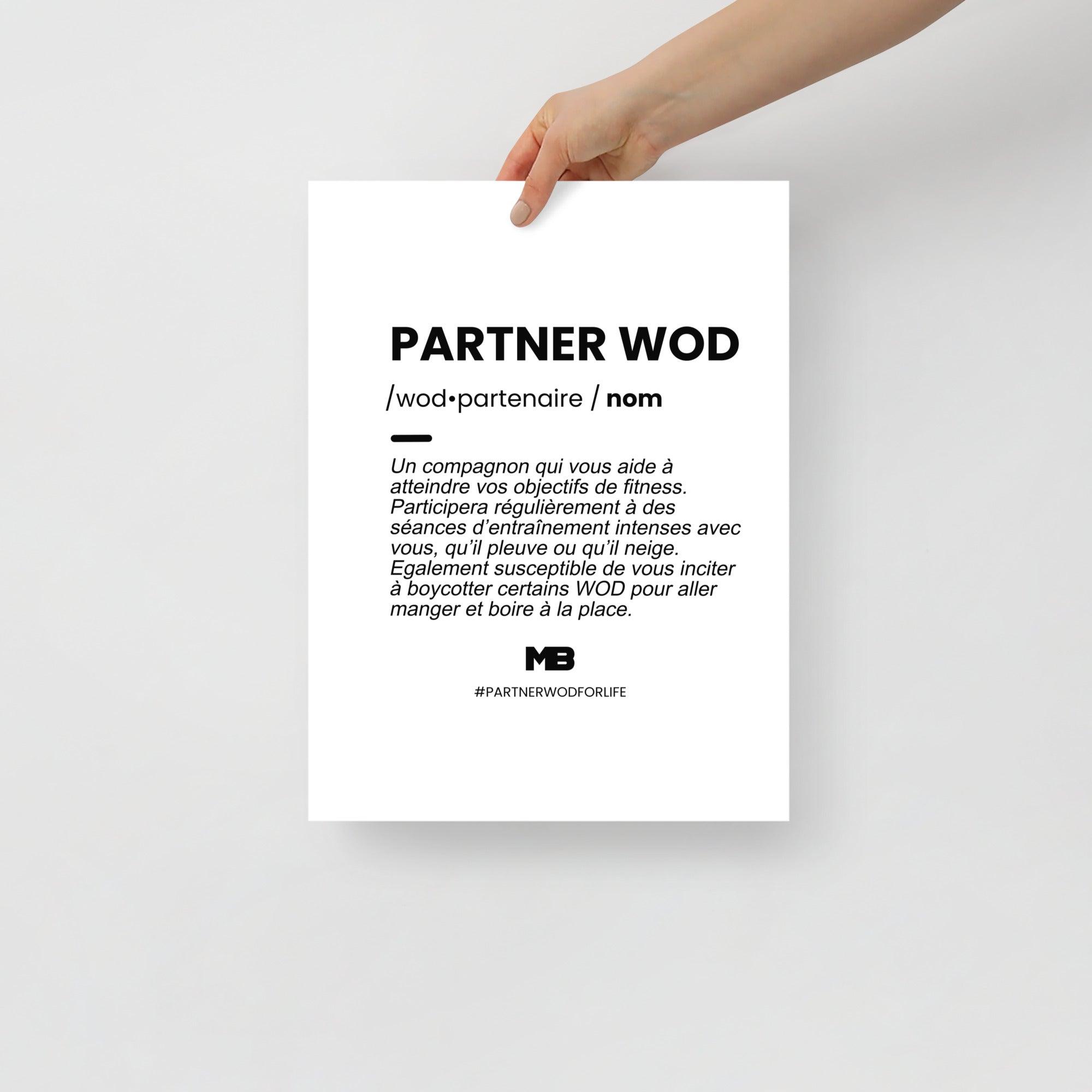 Affiche Partner WOD - Image 1