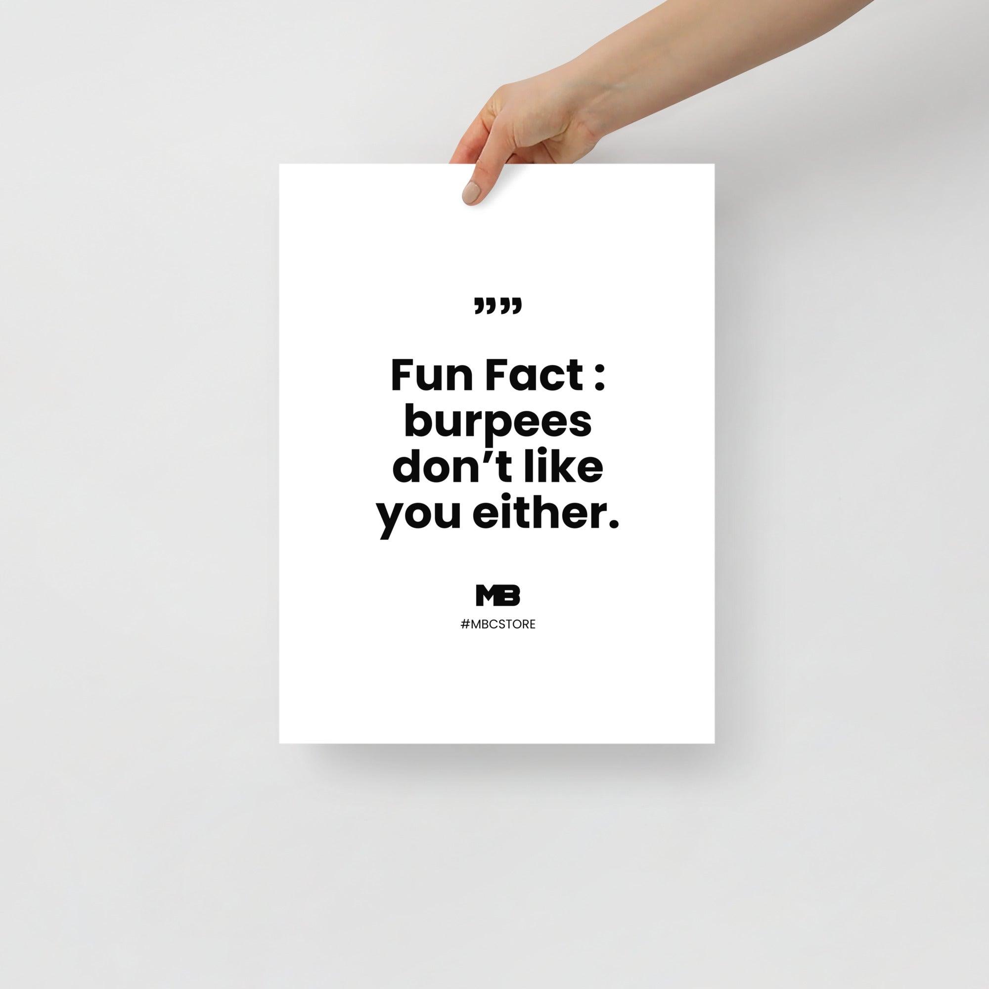 Poster Burpee Love - Image 2