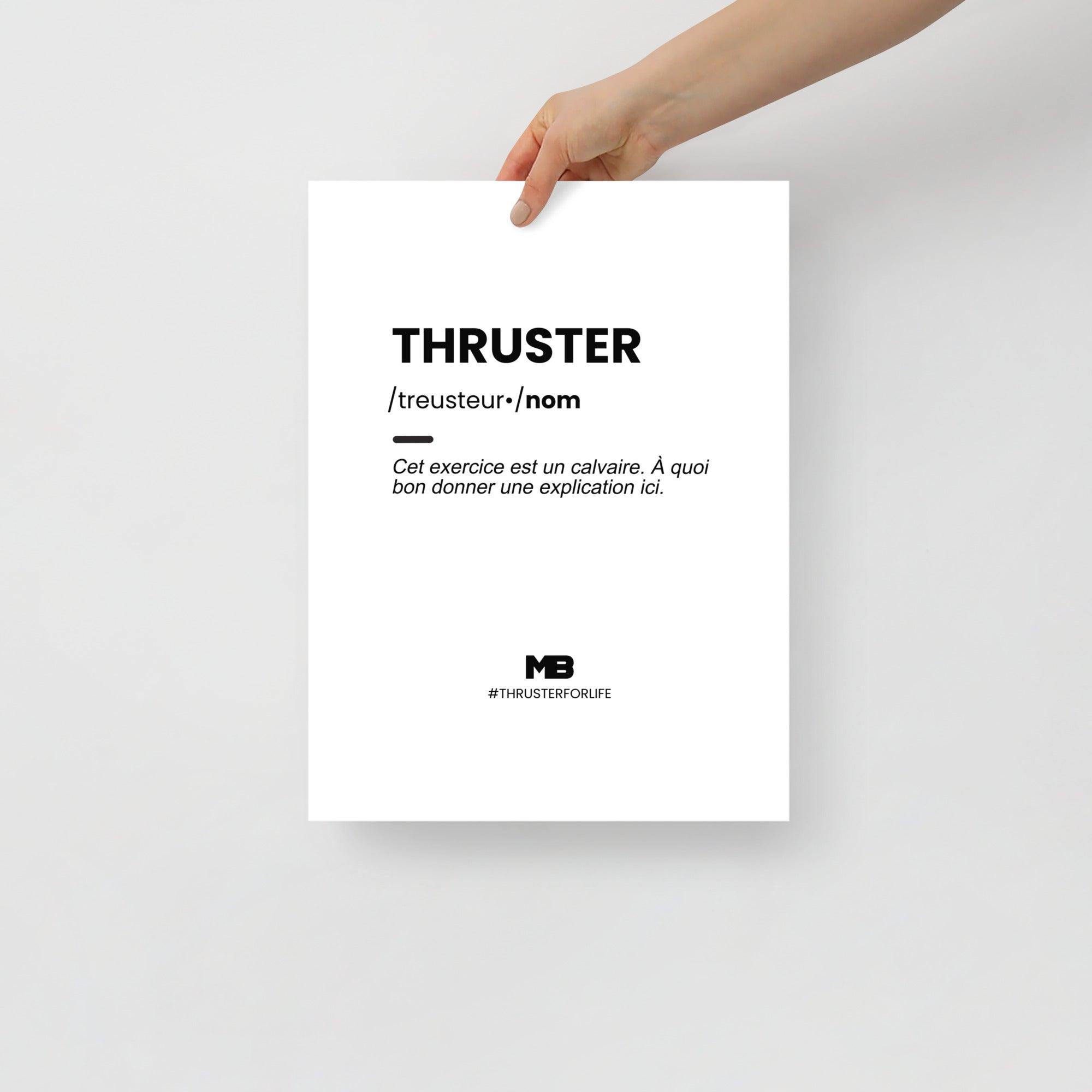 Affiche Thruster - Image 1