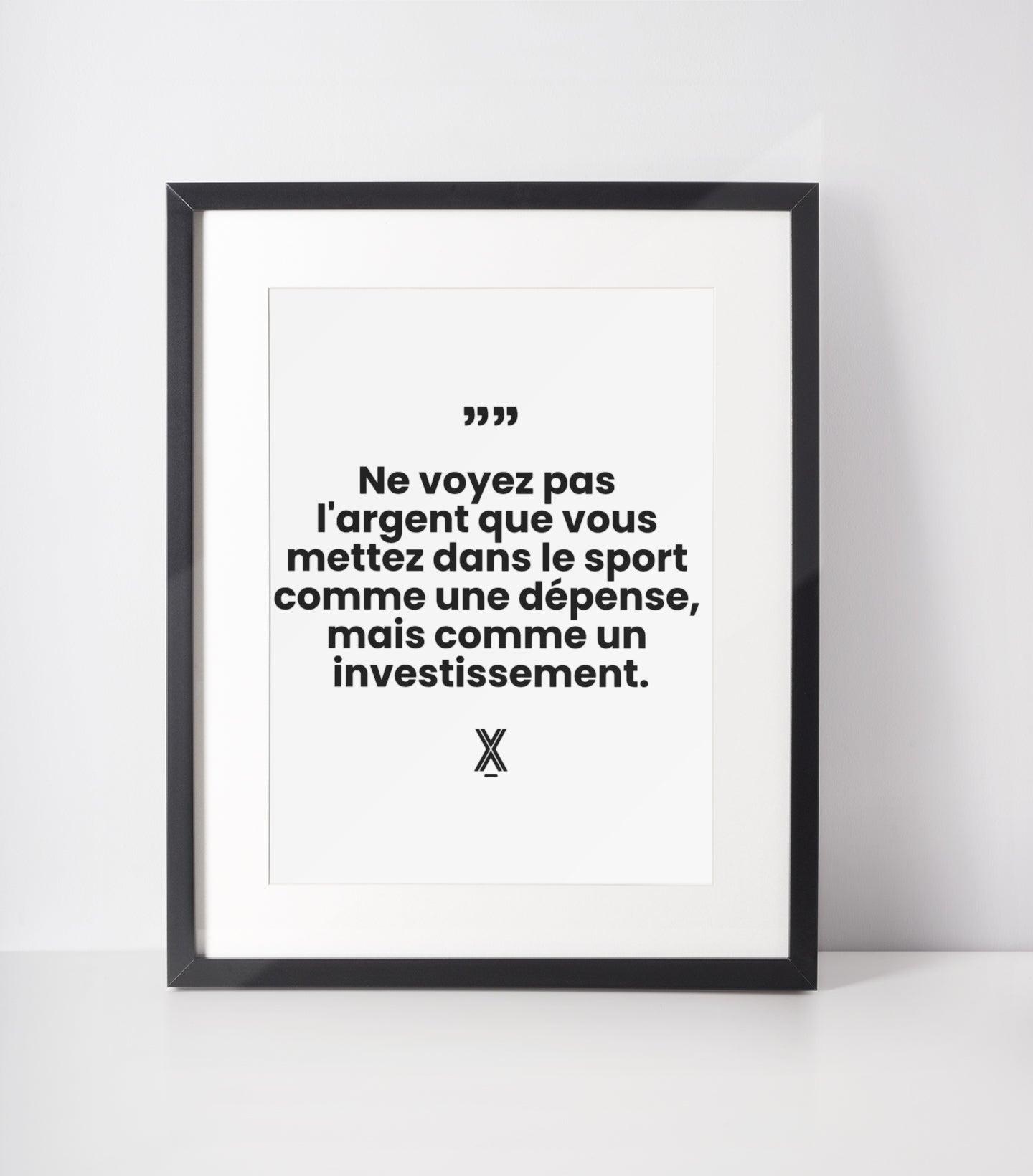 Affiche Investissez dans votre santé - Image 1