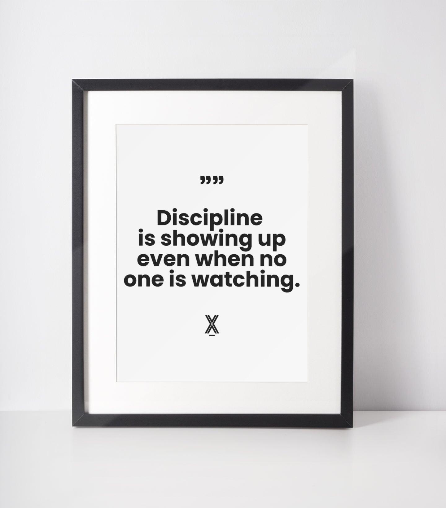Poster Discipline Is When You Come Back - Image 2