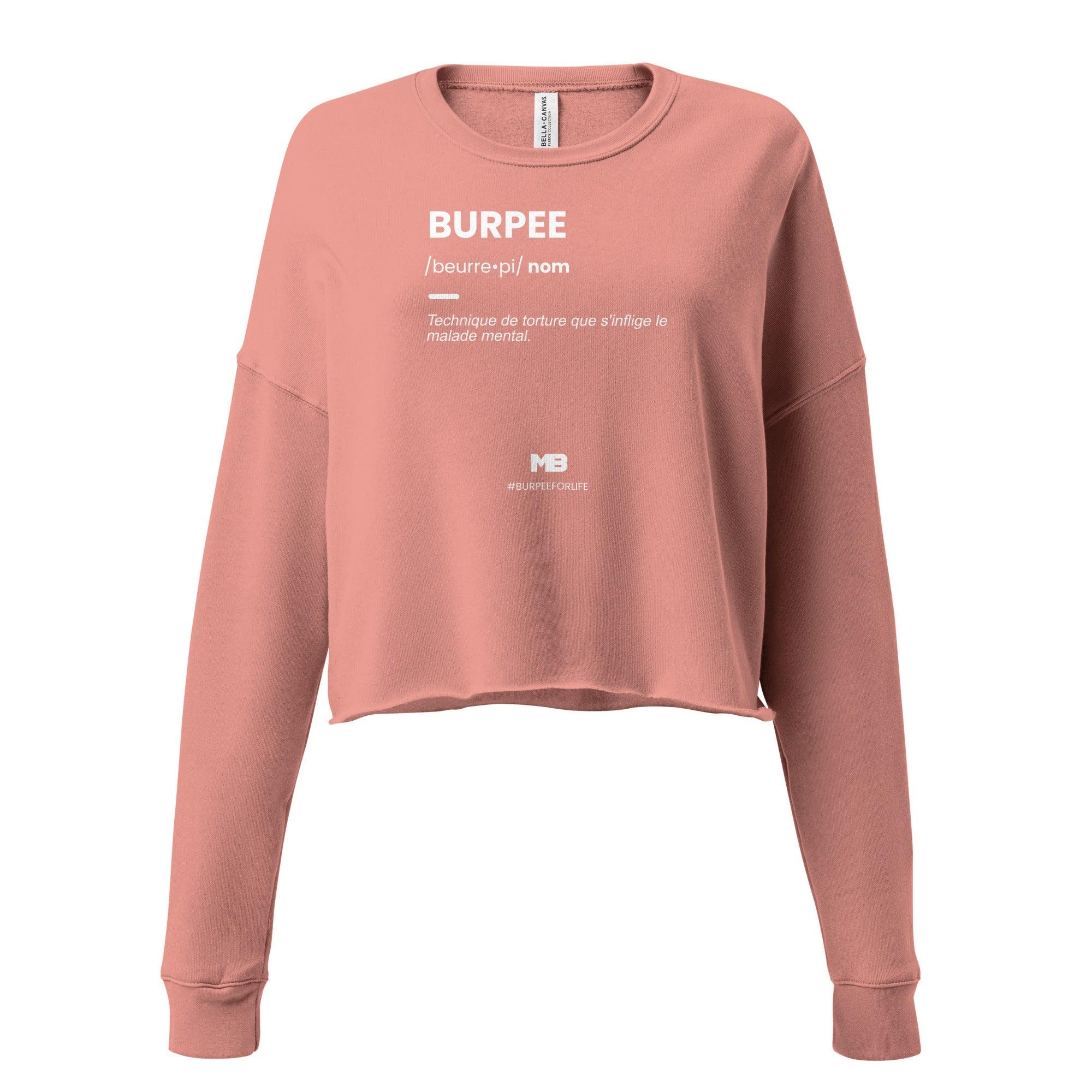 Sweat-Shirt Crop-Top Burpee - Image 1